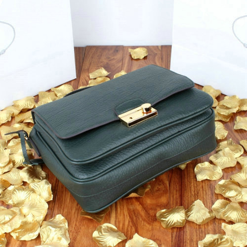 2014 Prada grainy leather mini bag BT0966 GREEN